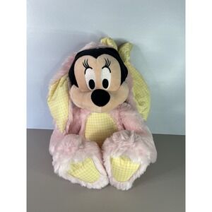 Disney Store Minnie Mouse Plush Toy Stuffed Animal Easter Bunny NWT